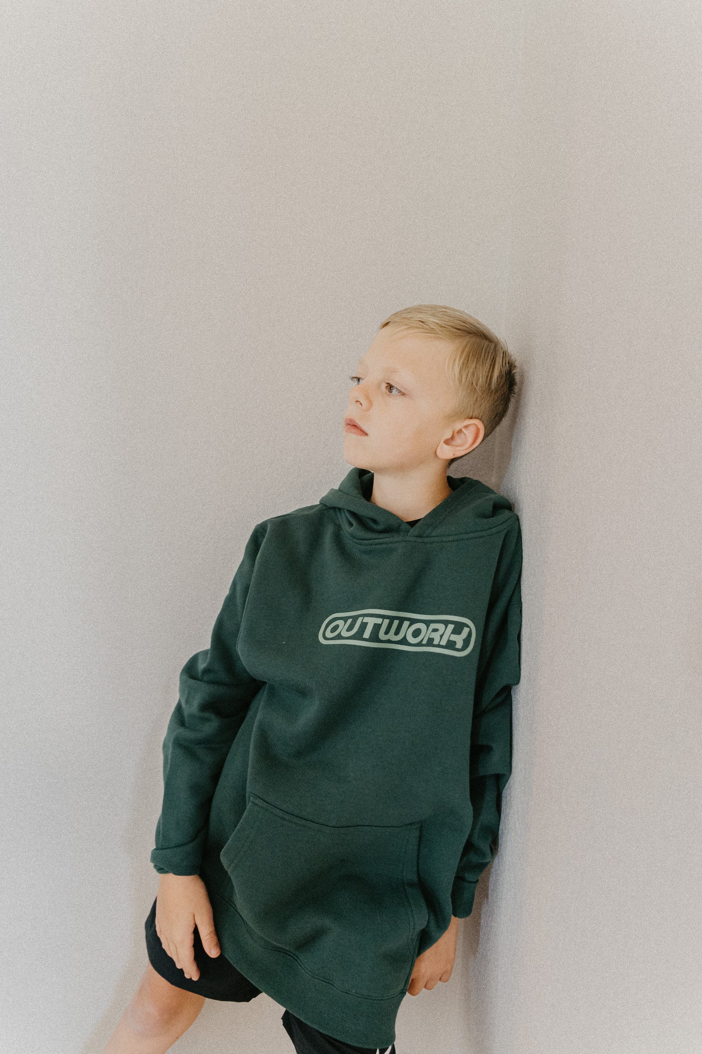 Outwork Hoodie | Green YOUTH ONLY