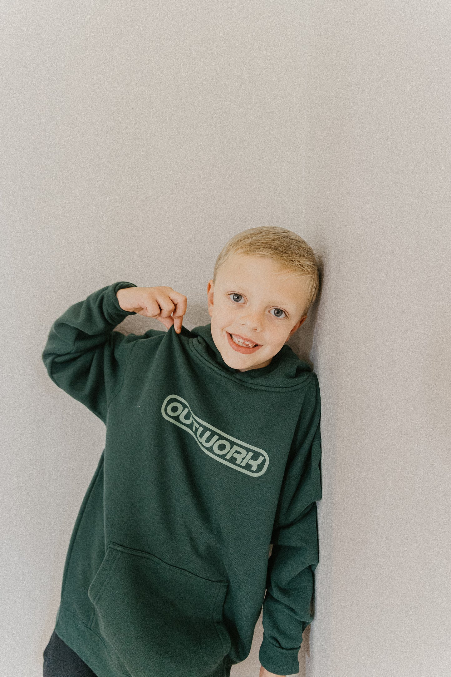 Outwork Hoodie | Green YOUTH ONLY